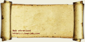 Jovana Rajković vizit kartica